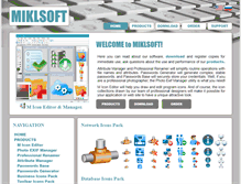 Tablet Screenshot of miklsoft.com
